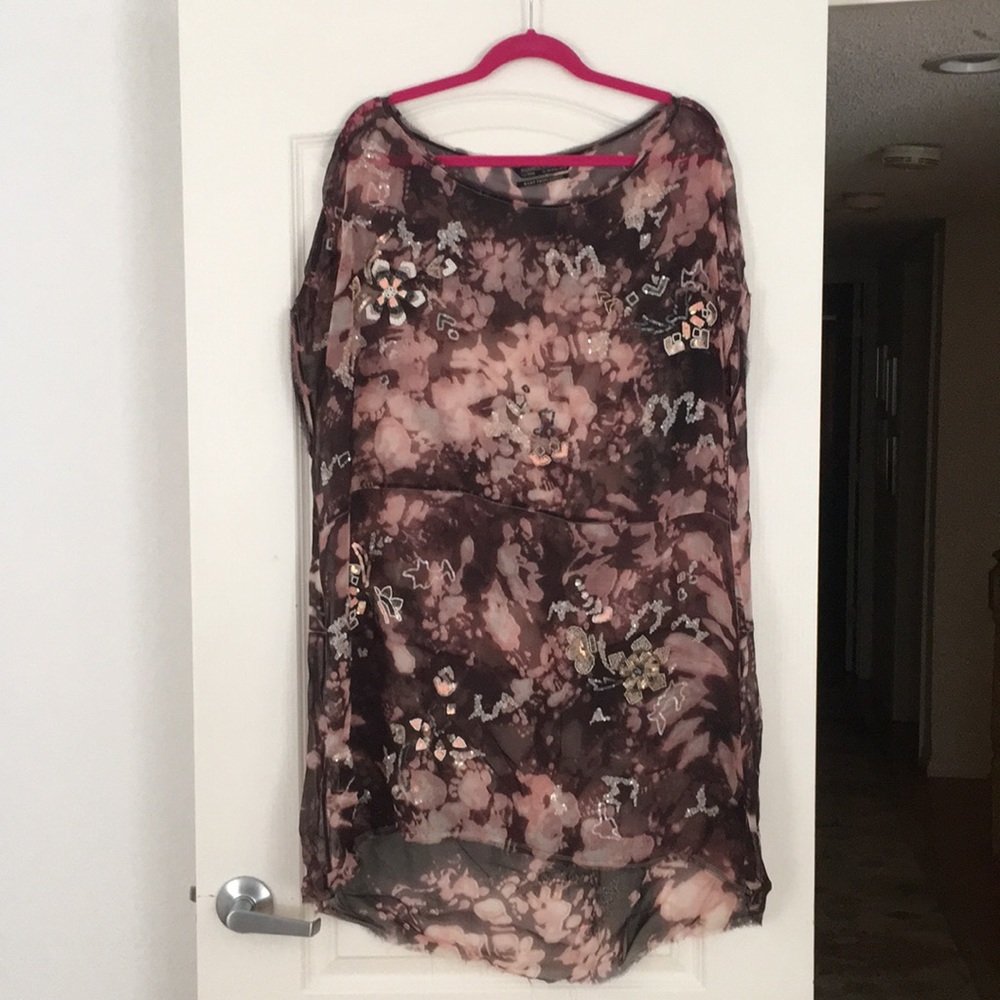 ALL SAINTS Hand Embellished Dress